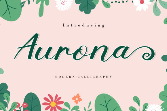Aurona: A Handwritten Font for Authentic Branding