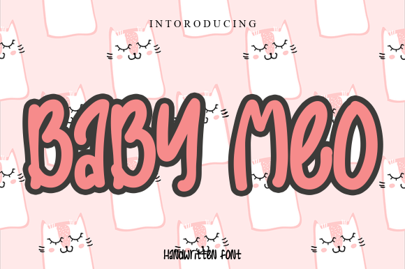 Baby Meo: A Handwritten Font for Authentic Brands