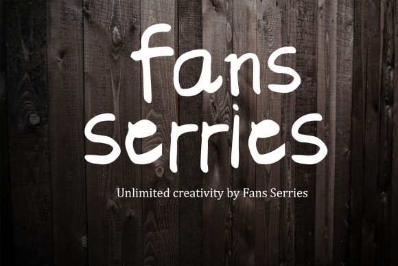 Fans Serries: A Balanced Handwritten Typeface