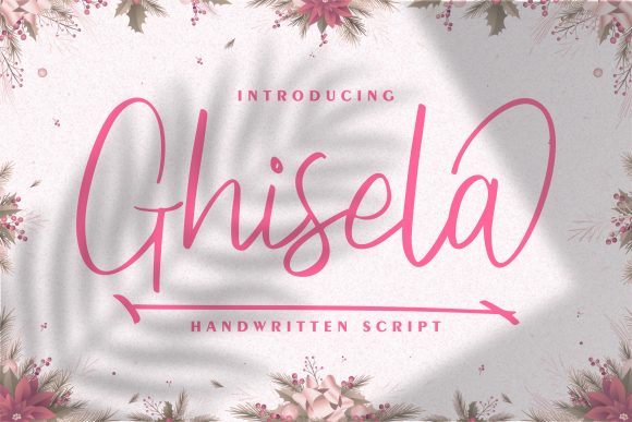 Ghisela: A Handwritten Font for Elegant Editorial Design