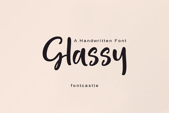 Glassy Font Review: A Bouncy Script for Modern Brands
