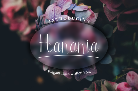 Hanania Font: Elegant Script for Crafters