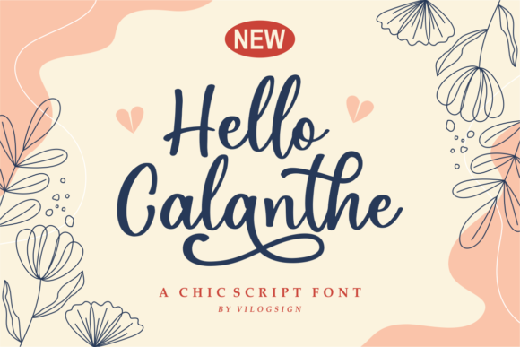 Hello Calanthe: A Chic Handwritten Font for Crafters