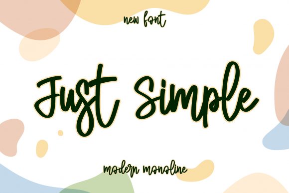 Just Simple: A Friendly Handwritten Typeface for Branding