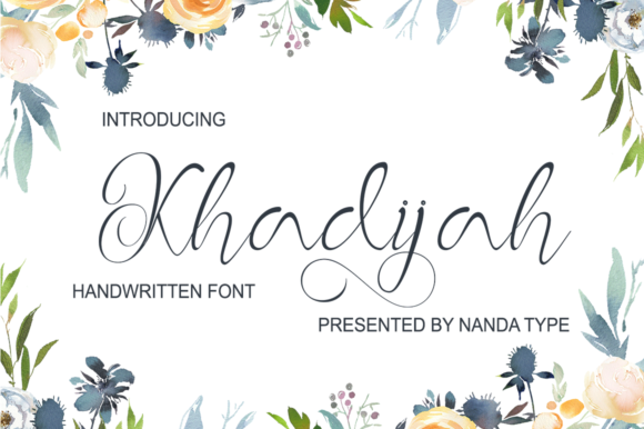 Khadijah: A Classy Calligraphy Font for Makers