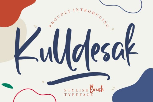 Kulldesak: A Modern Script Font for Editorial Design