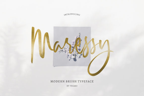 Maressy: A Handwritten Font for Editorial Design