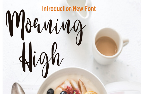 Morning High: A Versatile Handwritten Font for Branding