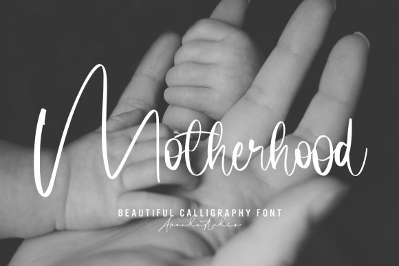 Motherhood Font: A Handwritten Typeface for Makers