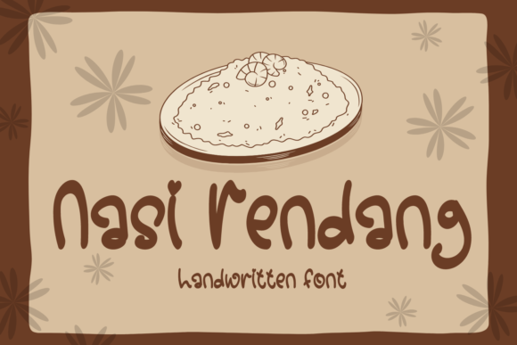 Nasi Rendang: The Handwritten Font That Boosts Campaign Clarity