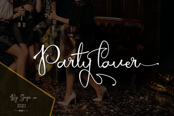 Party Lover Font: A Script Typeface for Polished Branding