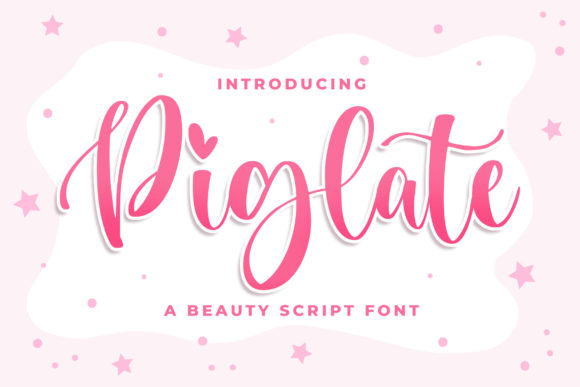 Piglate: A Handwritten Font for Memorable Branding