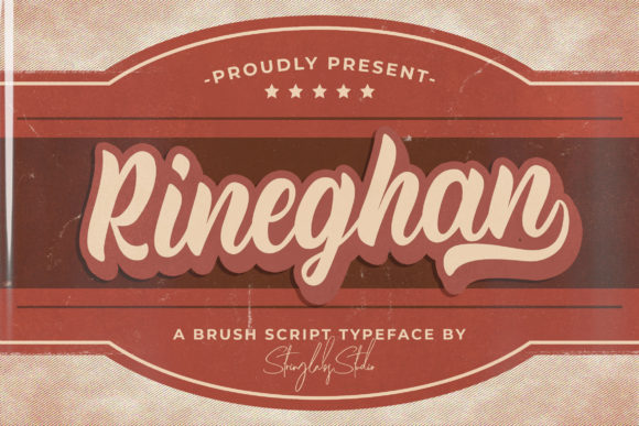 Rineghan: A Bold Script Font for Clear Campaigns