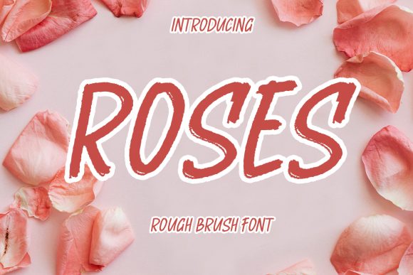 Roses Font: A Natural Handwritten Typeface for Branding