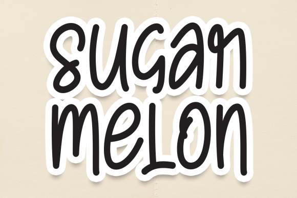 Sugar Melon: A Sweet Display Font for Editorial Charm